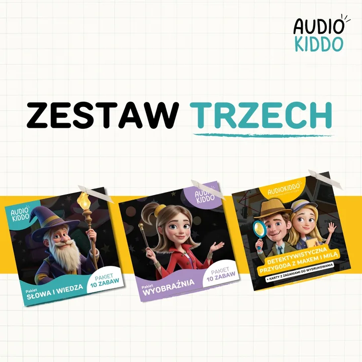 Zestaw trzech zabaw